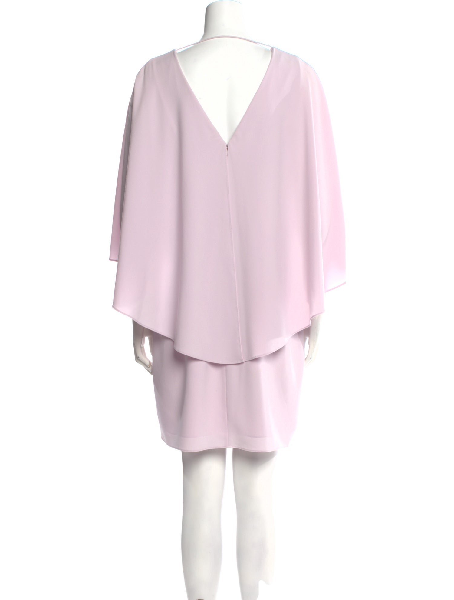Halston Heritage V-Neck Mini Dress